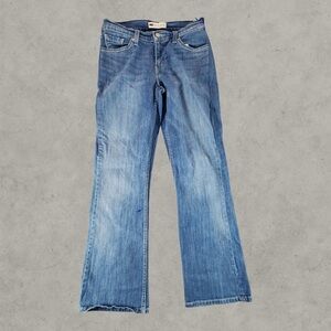 Levi’s Jeans Womens 28x30 Blue Y2K 529 Curvy Bootcut Grunge 2000s Flare Low Rise